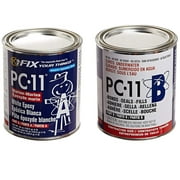 PC-Products PC-11 Epoxy Adhesive Paste, Two-Part Marine Grade, 4lb in Two Cans, Off White 640111