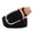Black, variant on Unisex Men Women Elastic Canvas Fabric Braided Belt Stretch Woven Jeans Belt