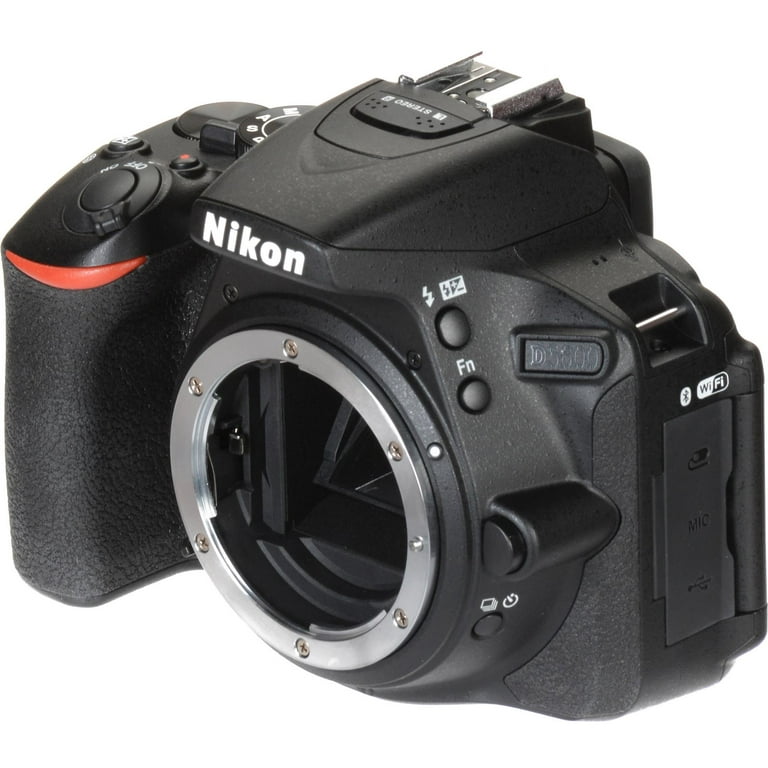 Nikon D5600 24.2 MP DX-format Digital SLR Body Black - Walmart.com
