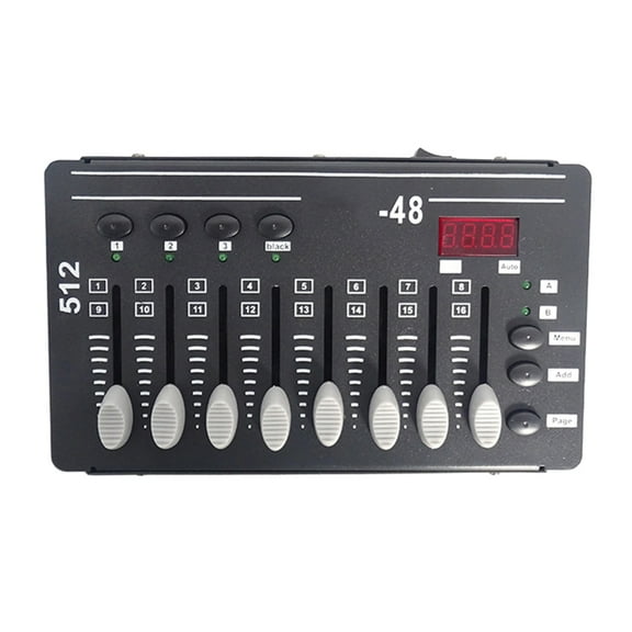 DMX512 Control Stage Light Controller Lighting Console With Real Time Adjustment