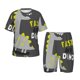 thumbnail image 1 of Balery Cute Dinosaur Conjunto de Pijama Infantil de Manga Corta con Estampado – Ropa de Dormir de Algodón Suave-3X-Large, 1 of 6