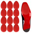 thumbnail image 1 of Plantillas antideslizantes MaziZhang de silicona roja, 12 piezas, 1 of 7