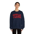 thumbnail image 4 of Texas TX Sweatshirt Gifts Crew Neck Shirt Long Sleeve Unisex, 4 of 7