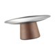 thumbnail image 1 of Expositor de postres y dulces con base para frutero, cocina y sala de estar. Placa de plata, 1 of 7
