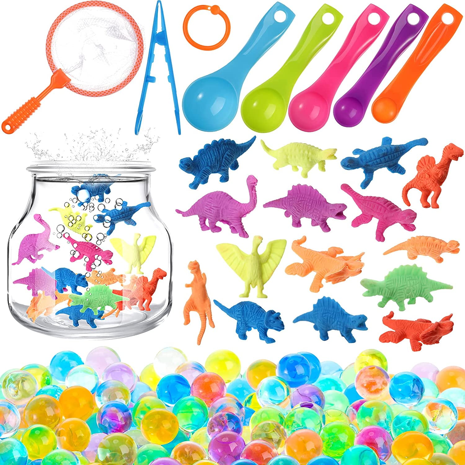 Water Growing Dinosaurs Set, 48 Expandable Water Dinosaurs Animals Toys