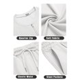 thumbnail image 5 of COOFANDY Men's 2 Pieces Outfits Casual Quarter Zip Polo T Shirt and Shorts Set Athletic Jogging Summer Tracksuit, 5 of 6