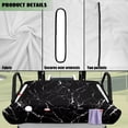 thumbnail image 6 of Bulopur Black Marble Golf Seat Covers for Cart Waterproof Golf Cart Seat Towel Blanket with 4 Front Pockets Compatible with EZGO, Yamaha, Club Car, 6 of 8