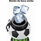 thumbnail image 3 of Botella Agua Plegable Deportiva Forma de Balón Fútbol Basquetbol Beisbol Tenis, Termo Portable Xtellar blanco, 3 of 4