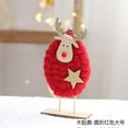 thumbnail image 2 of Wmhnj Juego de 17 piezas de adornos navideños de madera con forma de renos, estilo nrdico, para decorar el hogar., 2 of 7