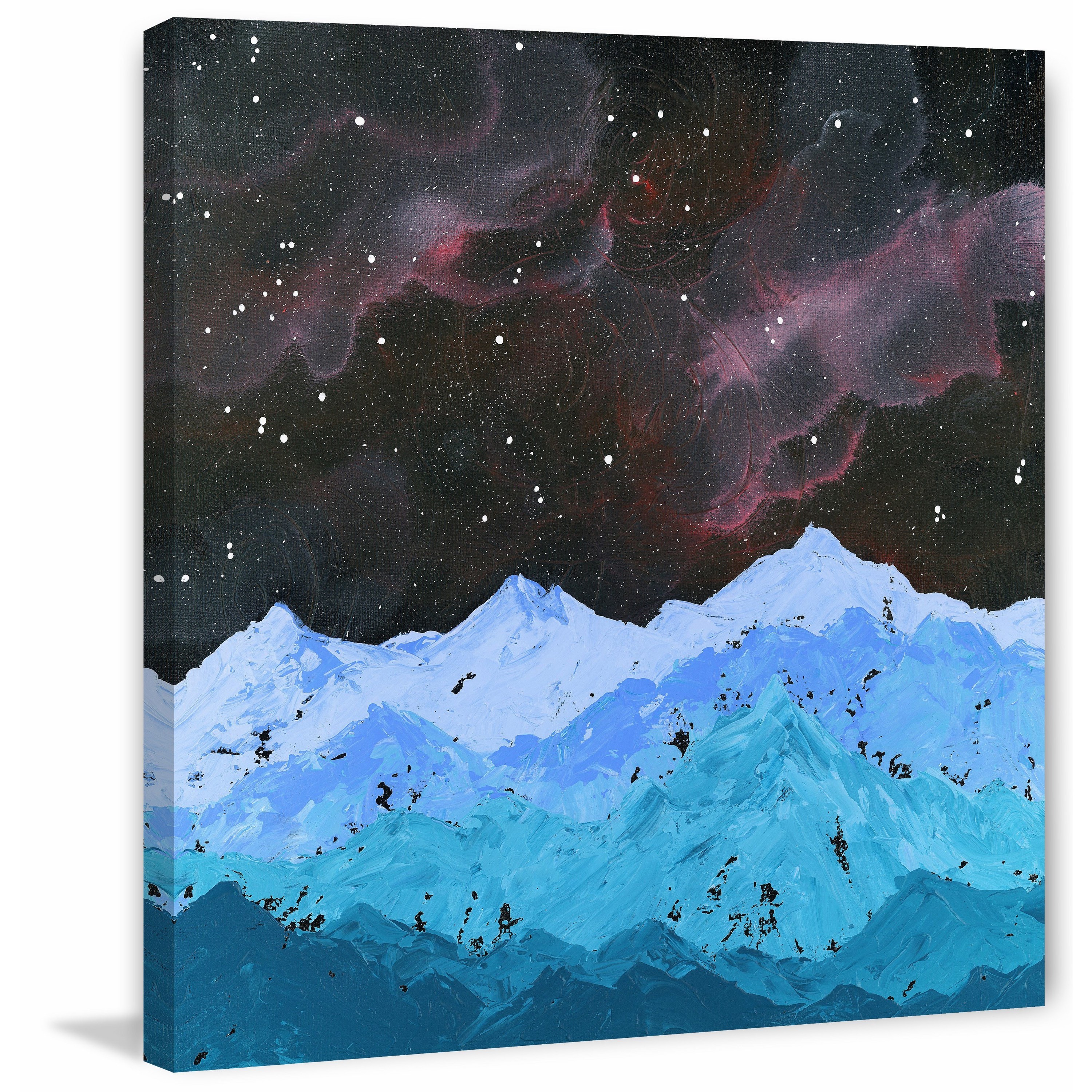 "Northern Lights" Painting Print on Wrapped Canvas