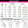 thumbnail image 2 of Vaslanda Shapewear for Women Cross ab Compression Tummy Control Thong Bodysuit Open Bust Body Shaper, 2 of 7
