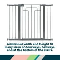 thumbnail image 6 of Safety 1st Contemporary Tall-and-Wide Gate, Grey, 6 of 14