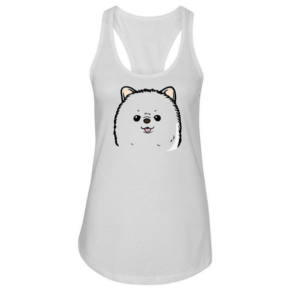 Fluffy Pomeranian.
 Tank Women -Image by Shutterstock, Female x-Small