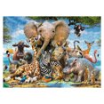 thumbnail image 1 of 1000 piezas de rompecabezas de papel de animales para niños, rompecabezas de desmontaje para niños, juguete educativo decorativo para habitación de juguete Inevent FN0436-00B, 1 of 7