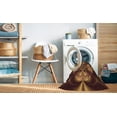thumbnail image 2 of Ahgly Company Machine Washable Indoor Round Transitional Night Red Area Rugs, 3' Round, 2 of 7