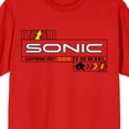 thumbnail image 2 of DC x Sonic Lightning Fast The Flash Sonic the Hedgehog Men's Red Short Sleeve Tee-XXL, 2 of 4