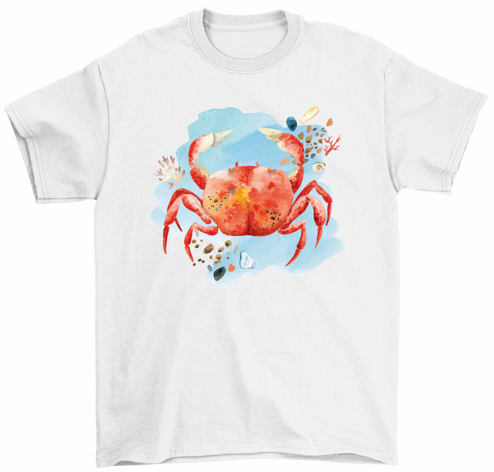 Apia Printed T-shirt - Crab / Sandy