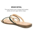 thumbnail image 3 of Journee Collection Womens Brinna Tru Comfort Foam Low Stacked Heel Slide Sandals, 3 of 6