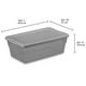 thumbnail image 2 of Caja Plástica Sterilite 5.7L Gris Titanio, 2 of 3