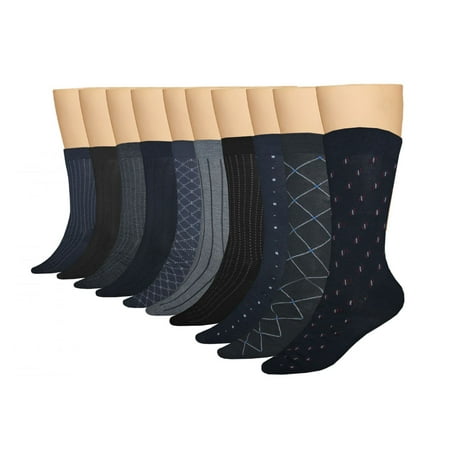 3kb Men S Dress Socks 10 Pairs Per Pack Variety Of Patterns