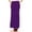 Purple, variant on Women's Plus Size High Waist A-Line Maxi Skirt