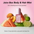 thumbnail image 4 of Holler and Glow Mood Boost Juicebox Body & Hair Mist, Watermelon Scented, Clean Formula, Water Based, Allergen Free, 3.38 fl oz, 4 of 11
