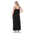 thumbnail image 4 of Suzi Chin Women's Plus Maxi Dress, Black, 18W US, 4 of 4