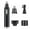 Black, variant on Kiplyki Electric Nose Trimmer Four-In-One Men's Razor USB Rechargeable Shaver Electric Eyebrow Trimmer Nose Hair Trimmer