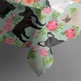 thumbnail image 6 of Cute Bulldog Dog and Flower Florals Rectangle Tablecloth 60"x102",Waterproof Polyester Rectangle Table Cloth, Wipeable Spillproof Polyester Tablecloth for Dining, Camping, Indoor and Outdoor, 6 of 6