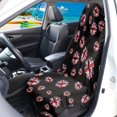 thumbnail image 3 of POLERO Union Jack Lip Print Terry Cloth Car Seat Towel Cover, Waterproof Seat Protector for Cars, Trucks and Vans, Machine Washable, 3 of 7
