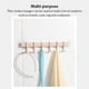 thumbnail image 4 of Gancho colgante de pared Naiovety para utensilios de cocina y ropa gris, 4 of 6