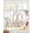 White, variant on Easter Bunny Sheer Curtains 63 Inch Length 2 Panels Set for Living Room/Bedroom, Cute Pink Rabbit Rose Flowers Pastoral Botanical Kitchen Curtains Grommet Curtains Window Treatments 42"x63"x2