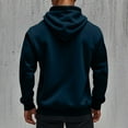 thumbnail image 4 of CONFREE Men's Hoodie Solid Color Hoodies For Men Zipper Up Long Sleeve Casual Pullover Hooded Sweatshirts With Pockets, 4 of 5