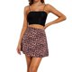 thumbnail image 1 of Faldas largas de satén de talle con estampado de leopardo floral rosa Gibobby Rosa XL, 1 of 5