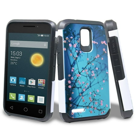 4 Shaft Hard Case - for Alcatel PIXI 4 (2015) OT435 3.5