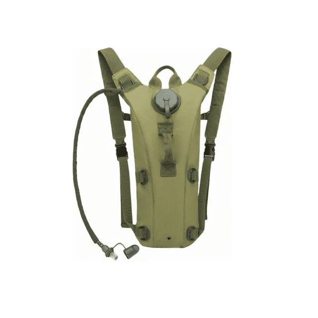 Mochila Hidratación Ciclismo Campismo+bolsa De Agua3l Xtellar verde