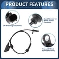 thumbnail image 4 of Sensor de velocidad de rueda ABS trasero izquierdo derecho de Unique Bargains, sensor del sistema de frenos antibloqueo 68082090AC para Dodge Dart Sedan 2013, 4 of 7