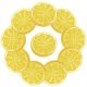 thumbnail image 2 of Rodajas de limón artificial Bloques Simulación Rodaja de limón Bloque de limón falso para fiesta en casa Cocina Decoración de boda 10 PCS (Rodaja de limón, amarillo) Fokelyi ZJWJ149, 2 of 2