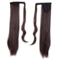 thumbnail image 2 of Long Straight/Curly Wrap Around on Ponytail Extension Synthetic Hairpiece, 2 of 6