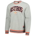thumbnail image 2 of Men's New Era Heather Gray Houston Astros Throwback Classic Pullover Sweatshirt, 2 of 3