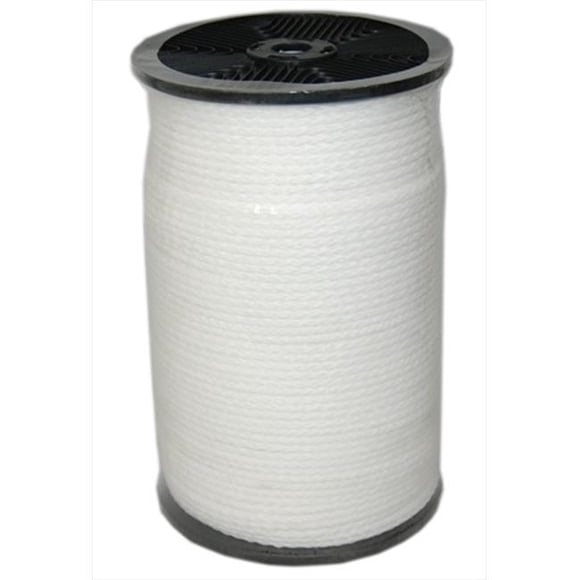 T.W. Evans Cordage 27-306.25 Po x 1000 Pi Corde Tressée Creuse Polypro en Blanc