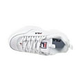 thumbnail image 5 of FILA Womens Disruptor II Wedge Sneaker White/Fila Navy/Fila Red - 5FM00704-125 WHT/FNVY/FRED, 5 of 6