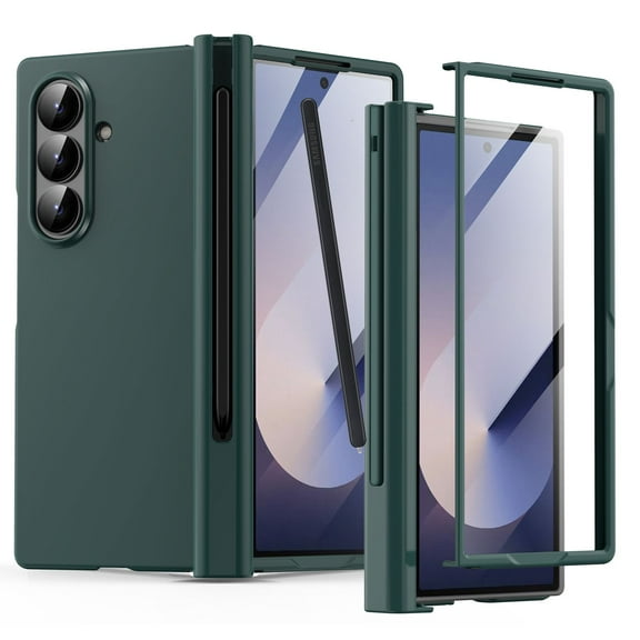 AICase For Samsung Galaxy Z Fold 7 Case 360 Protection Built-in Screen Protector Cover ShockProof Phone Case