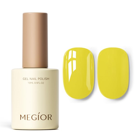 Esmalte en gel MEGIOR 15 ml amarillo UV LED soak off
