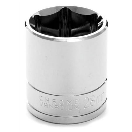 UPC: 0039564322280 | Wilmar W32228 1/2  Drive 6-Point Socket  28mm