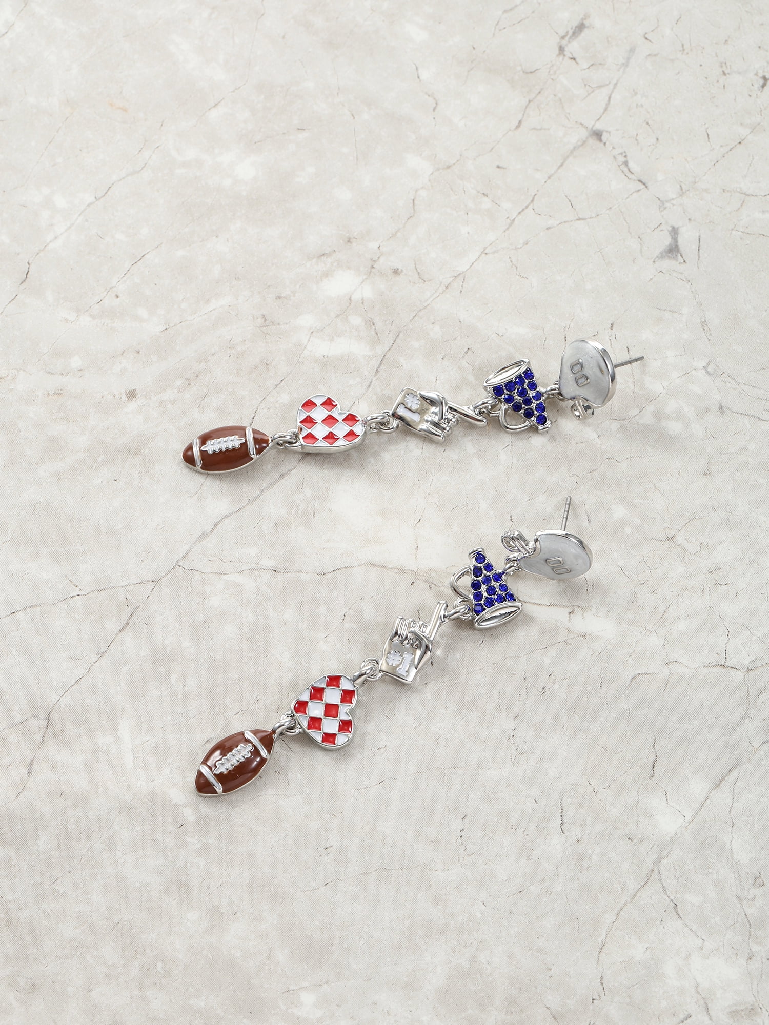 Packed Party Women's Touchdown Score Dangling Earrings, 1 Pair