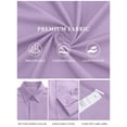 thumbnail image 6 of OALUXE Mens Dress Shirts Formal Long Sleeve Button Down Business Solid Shirt, 6 of 7