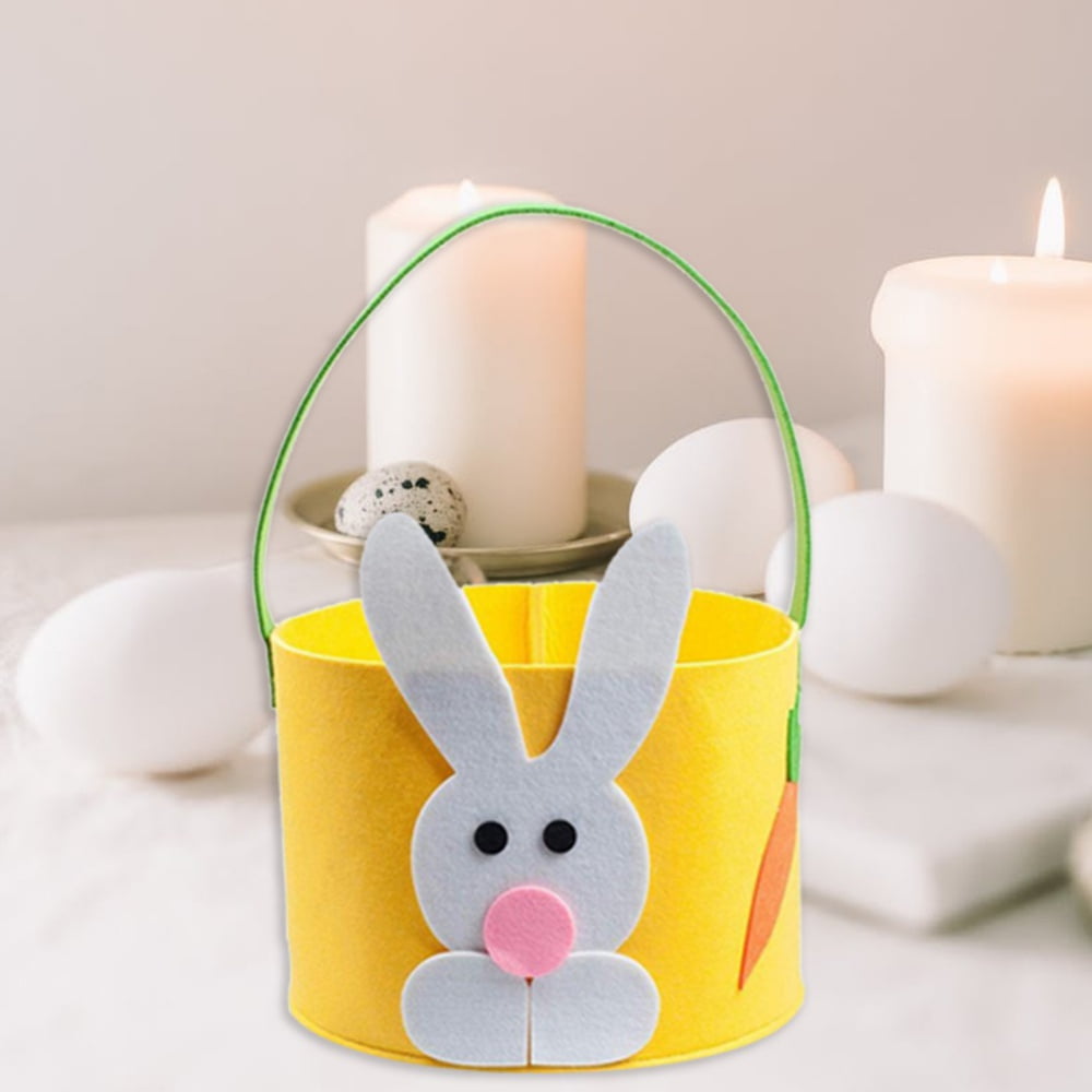 Easter Rabbit Baskets Easter Bunny Basket Candy Bag Eggs Basket Easter