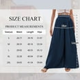 thumbnail image 4 of SWQZVT Womens Pants Wide Leg Dress Pants Summer Casual Pants for Women's Loose Louge Blue Palazzo Pants for Women High Waisted Pants M, 4 of 10