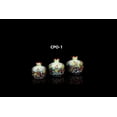 thumbnail image 4 of Handmade Turkish Ceramic Pomegranate Vase Set - 3-Piece Colorful Decorative Accents for Home, Tabletop, Shelf, or Gift Vases, 4 of 4